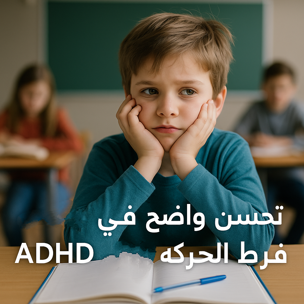 طفل مصري يتحسن من أعراض فرط الحركة ADHD بعد علاج مع د. ياسر عبد الله – تحسن واضح في النوم والسلوك والتركيز"